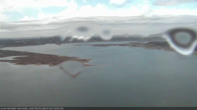 Lake Travis webcam, January 8, 2024 12:45 PM CT