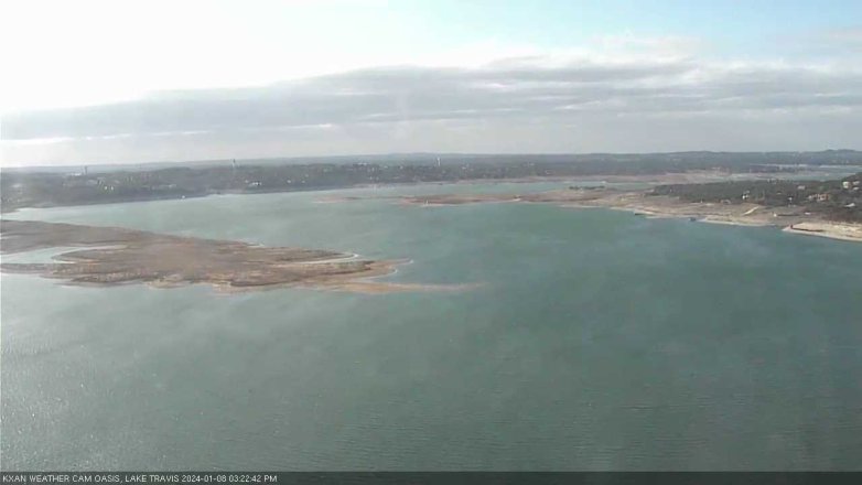Lake Travis webcam, January 8, 2024 3:25 PM CT