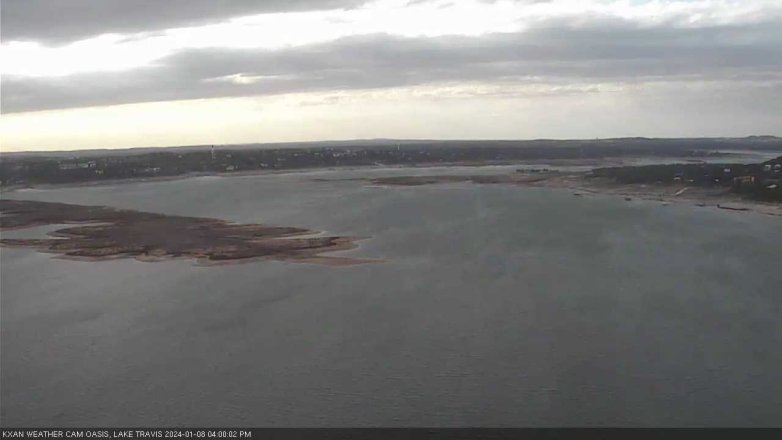 Lake Travis webcam, January 8, 2024 4:00 PM CT