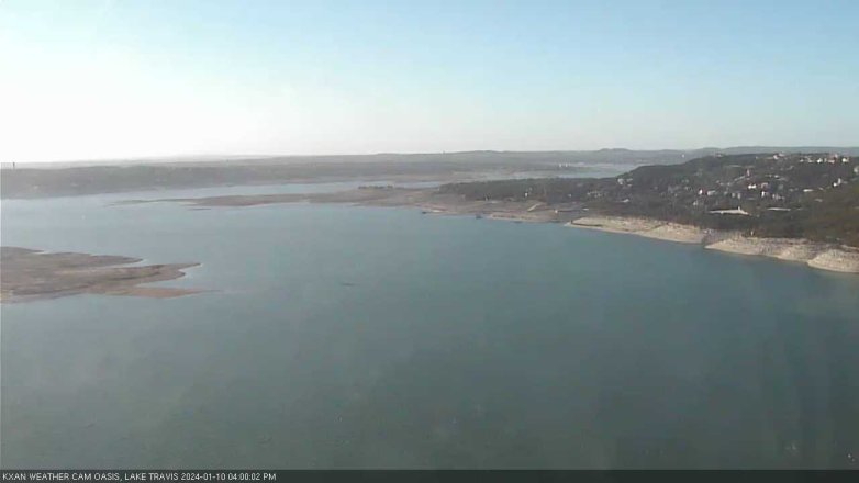 Lake Travis webcam, January 10, 2024 4:00 PM CT