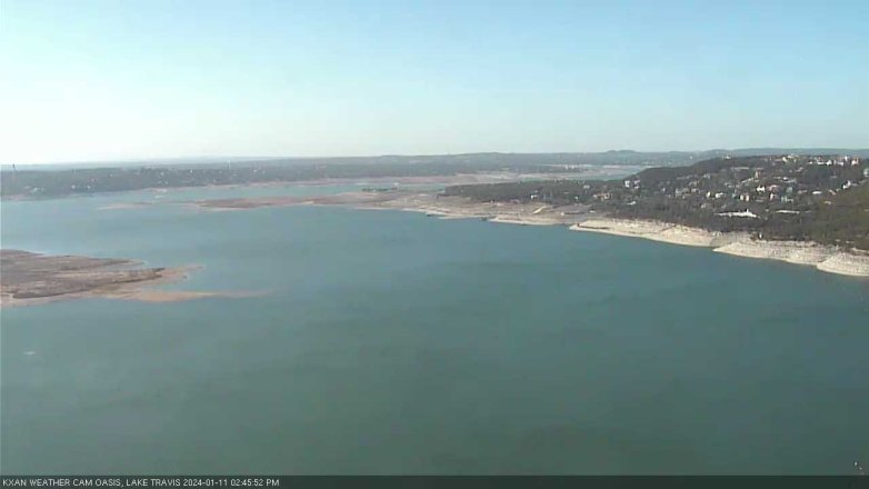 Lake Travis webcam, January 11, 2024 2:45 PM CT