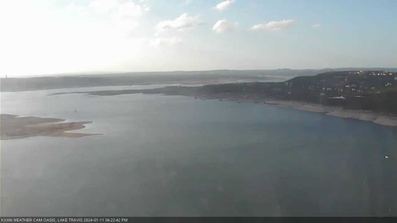 Lake Travis webcam, January 11, 2024 4:25 PM CT