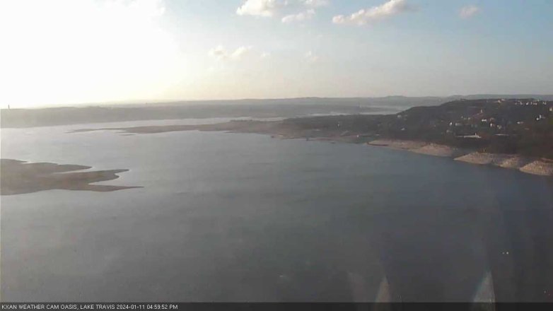 Lake Travis webcam, January 11, 2024 5:00 PM CT