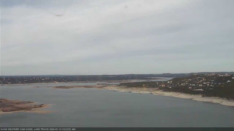 Lake Travis webcam, January 13, 2024 10:25 AM CT