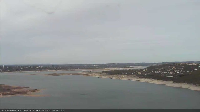 Lake Travis webcam, January 13, 2024 11:00 AM CT