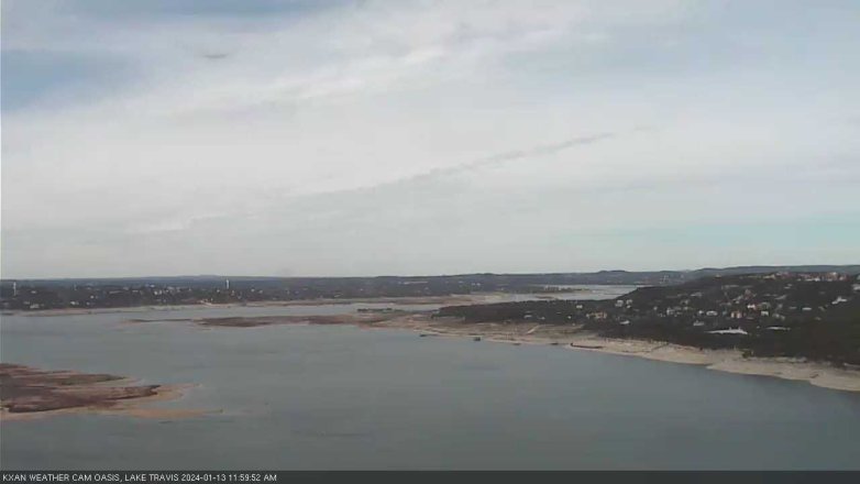 Lake Travis webcam, January 13, 2024 12:00 PM CT