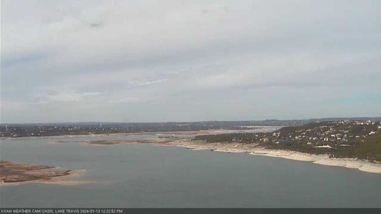 Lake Travis webcam, January 13, 2024 12:25 PM CT
