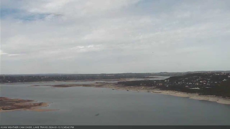 Lake Travis webcam, January 13, 2024 12:45 PM CT