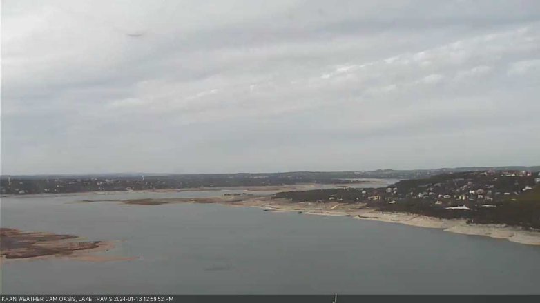 Lake Travis webcam, January 13, 2024 1:00 PM CT