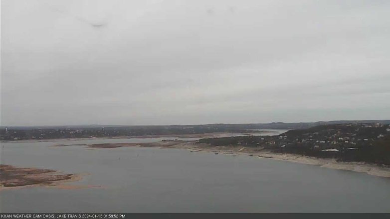 Lake Travis webcam, January 13, 2024 2:00 PM CT
