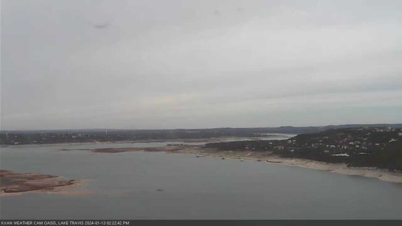 Lake Travis webcam, January 13, 2024 2:25 PM CT