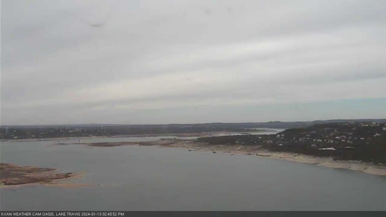 Lake Travis webcam, January 13, 2024 2:45 PM CT