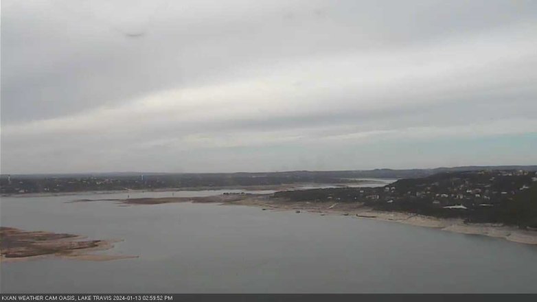 Lake Travis webcam, January 13, 2024 3:00 PM CT
