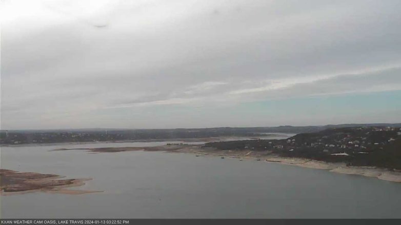 Lake Travis webcam, January 13, 2024 3:25 PM CT