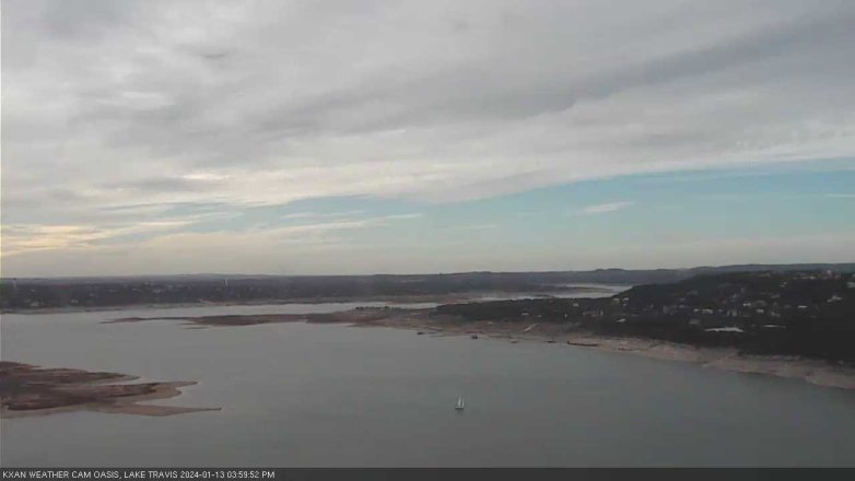 Lake Travis webcam, January 13, 2024 4:00 PM CT