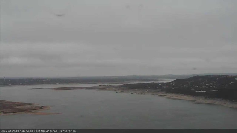 Lake Travis webcam, January 14, 2024 9:25 AM CT