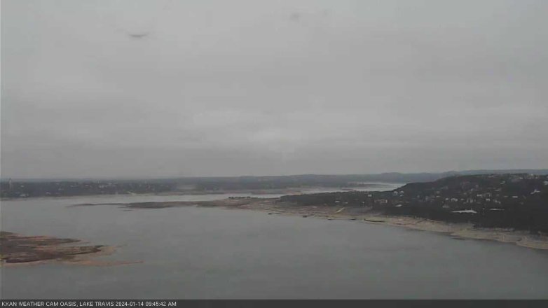 Lake Travis webcam, January 14, 2024 9:45 AM CT