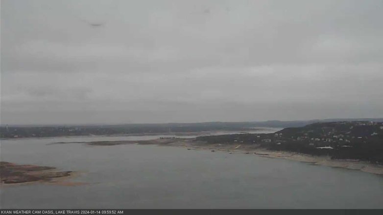 Lake Travis webcam, January 14, 2024 10:00 AM CT