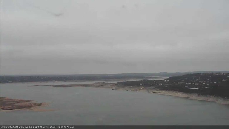 Lake Travis webcam, January 14, 2024 10:25 AM CT