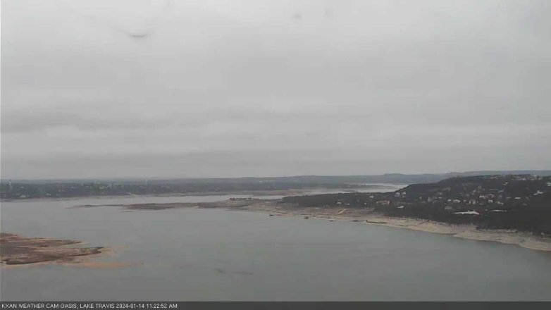 Lake Travis webcam, January 14, 2024 11:25 AM CT