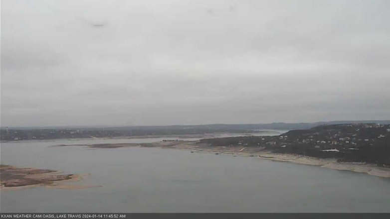 Lake Travis webcam, January 14, 2024 11:45 AM CT