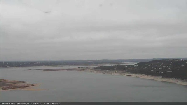 Lake Travis webcam, January 14, 2024 12:00 PM CT