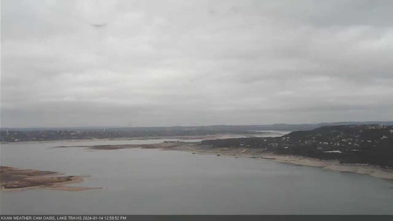 Lake Travis webcam, January 14, 2024 1:00 PM CT