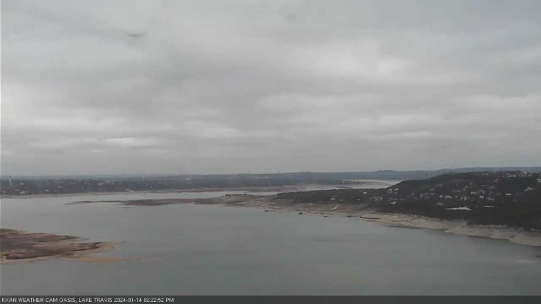 Lake Travis webcam, January 14, 2024 2:25 PM CT