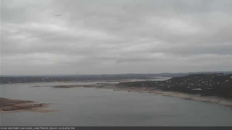 Lake Travis webcam, January 14, 2024 2:45 PM CT