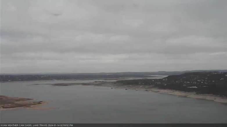 Lake Travis webcam, January 14, 2024 3:00 PM CT