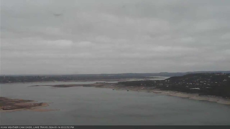 Lake Travis webcam, January 14, 2024 3:25 PM CT