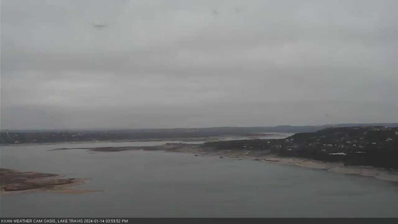 Lake Travis webcam, January 14, 2024 4:00 PM CT