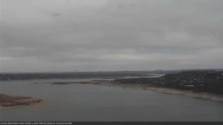 Lake Travis webcam, January 14, 2024 4:25 PM CT