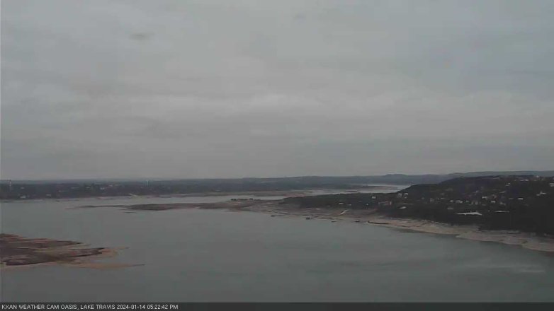 Lake Travis webcam, January 14, 2024 5:25 PM CT