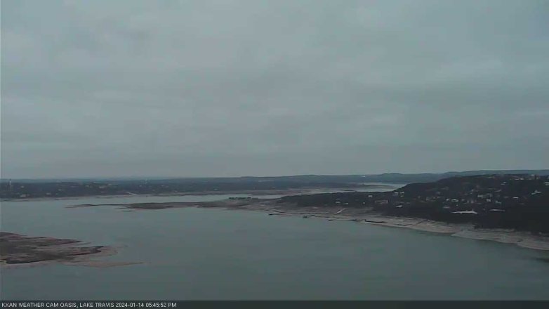 Lake Travis webcam, January 14, 2024 5:45 PM CT