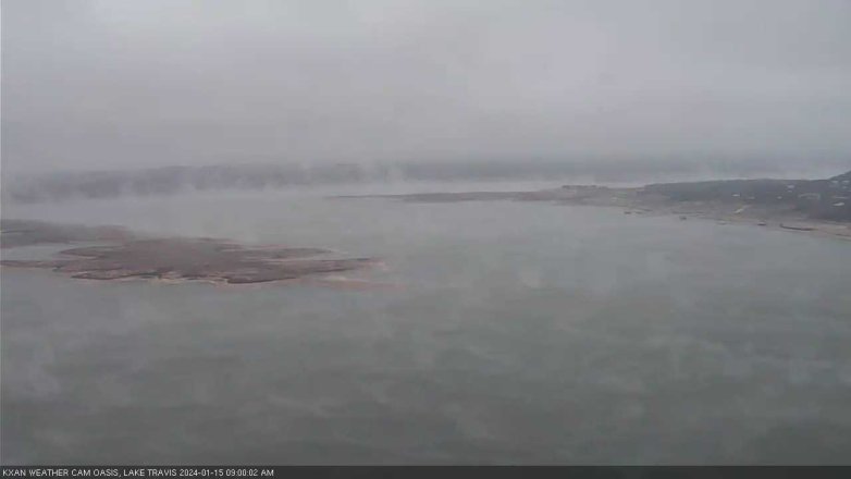 Lake Travis webcam, January 15, 2024 9:00 AM CT