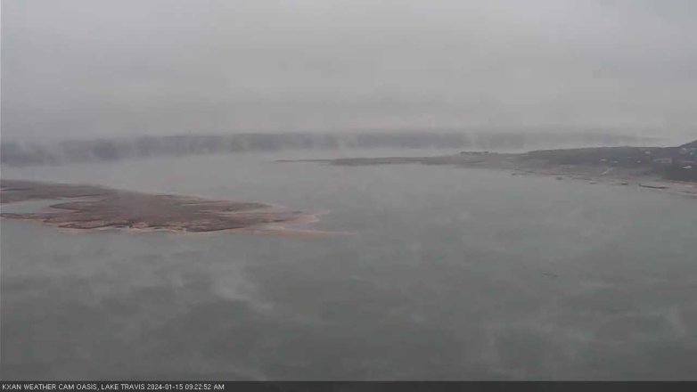 Lake Travis webcam, January 15, 2024 9:25 AM CT