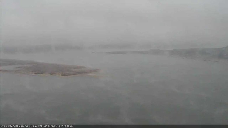 Lake Travis webcam, January 15, 2024 10:25 AM CT