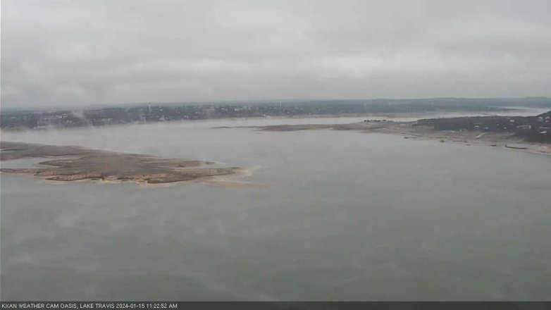 Lake Travis webcam, January 15, 2024 11:25 AM CT