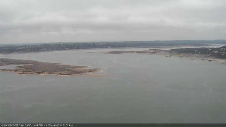 Lake Travis webcam, January 15, 2024 12:25 PM CT