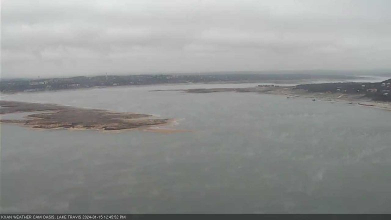 Lake Travis webcam, January 15, 2024 12:45 PM CT