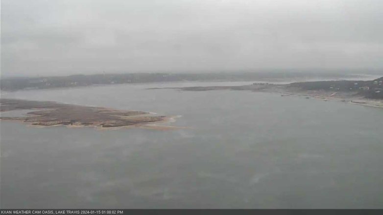 Lake Travis webcam, January 15, 2024 1:00 PM CT