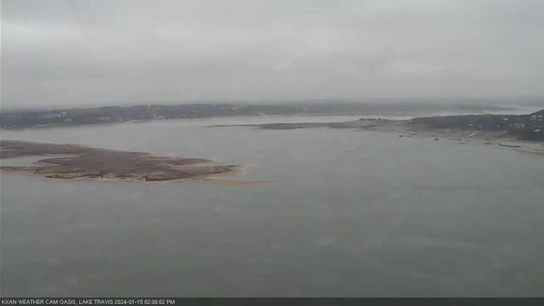 Lake Travis webcam, January 15, 2024 2:00 PM CT
