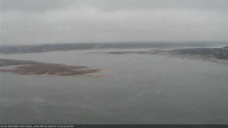 Lake Travis webcam, January 15, 2024 2:25 PM CT