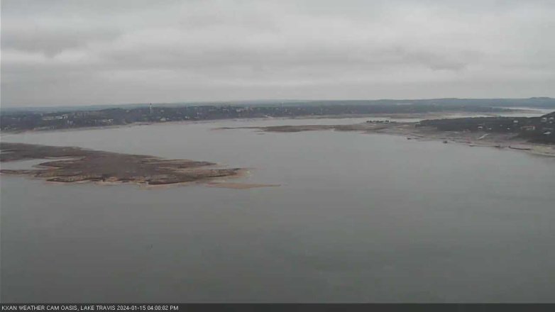 Lake Travis webcam, January 15, 2024 4:00 PM CT