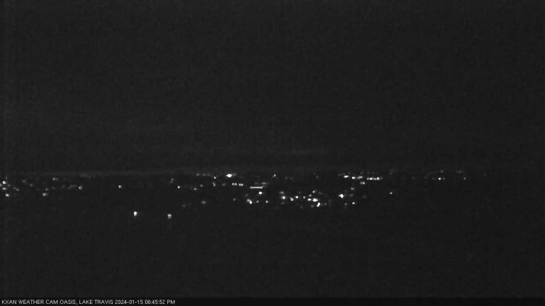 Lake Travis webcam, January 15, 2024 6:45 PM CT