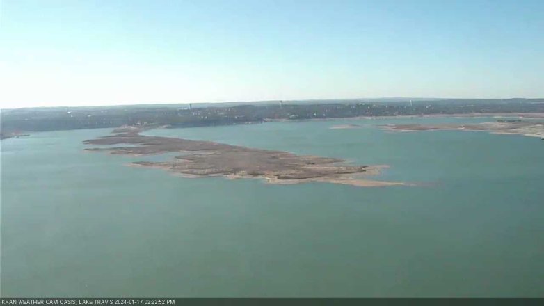 Lake Travis webcam, January 17, 2024 2:25 PM CT