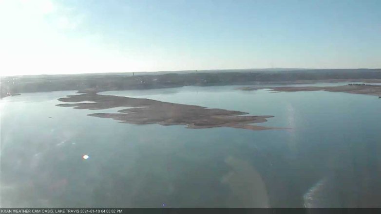 Lake Travis webcam, January 18, 2024 4:00 PM CT
