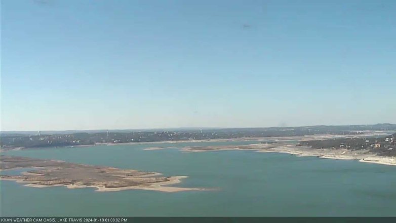 Lake Travis webcam, January 19, 2024 1:00 PM CT