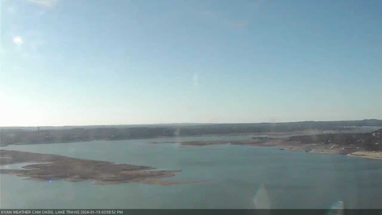 Lake Travis webcam, January 19, 2024 4:00 PM CT